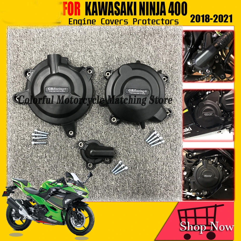 

Motorcycle Engine Protective Cover FOR GB Racing FOR KAWASAKI ninja400 ninja 400 2018 2019 2020 2021