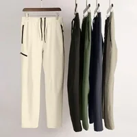 Pantalon de sport décontracté pour hommes, séchage rapide, vêtements d'entraînement, de course, de Fitness, avec poche à fermeture éclair micro-élastique, nouvelle collection automne hiver 6