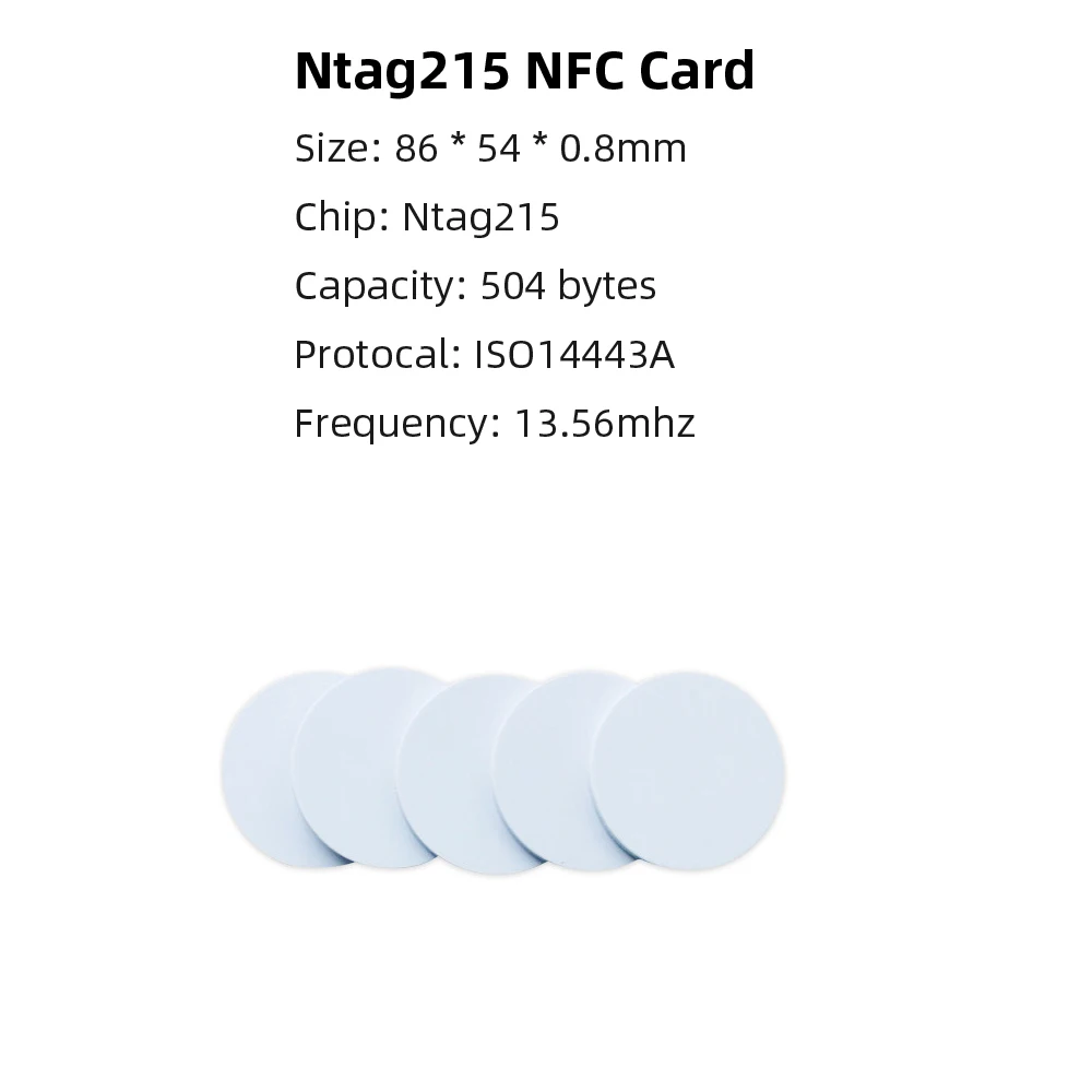 100/50pcs NFC Ntag215 karta monety 13.56MHz NTAG etykieta karta 215 etykiety RFID o średnicy 25 mm pudełko Animal Crossing karta