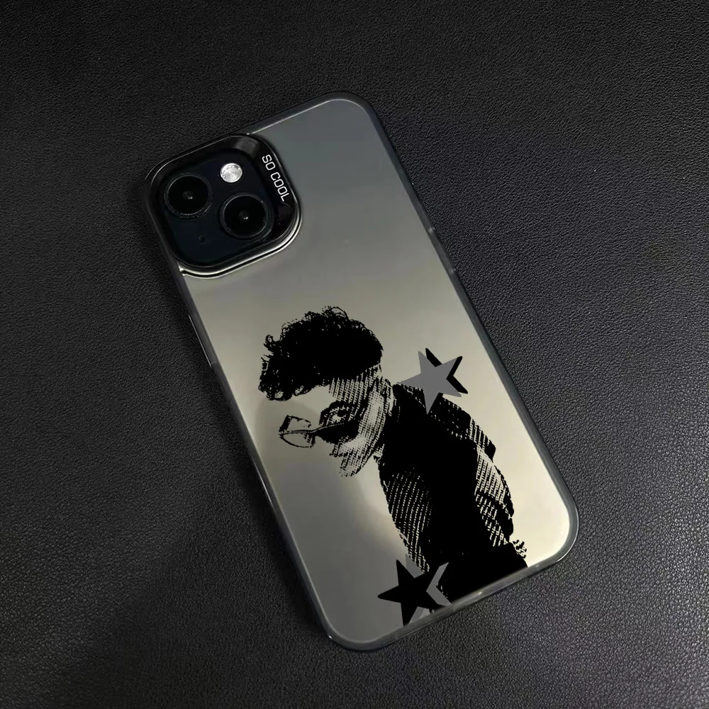 Anti-Fall Matte Rapper-Themed Phone Case