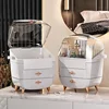 Cosmetic Storage Box Makeup Box Large Capacity Dustproof Desktop Drawer Make Up Drawer Container Jewelry Lipstick Boxs Organizer 2