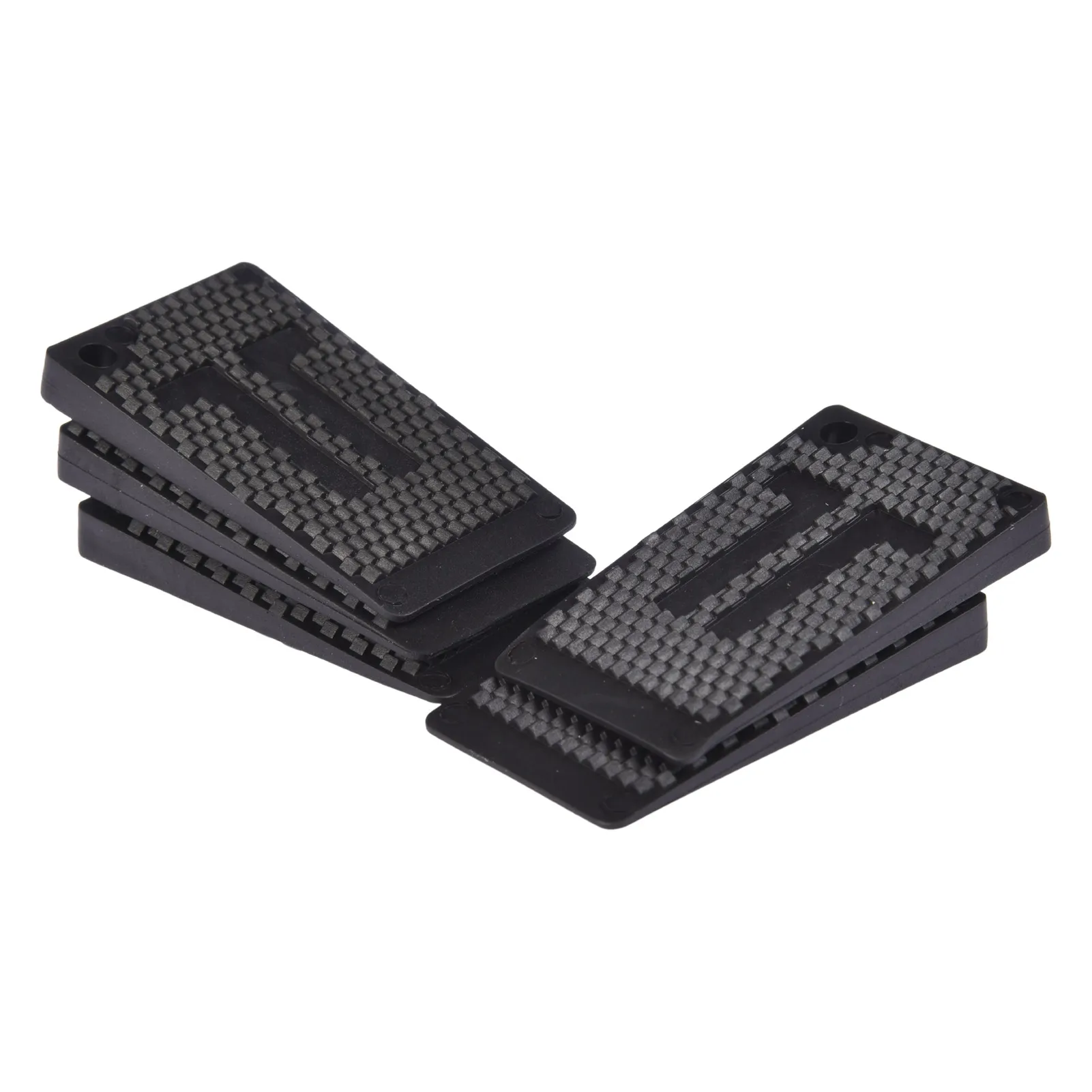 36pcs/box Rubber Table Shims Furniture Leveling Shims Clear Wedge Table Mat Door Wedge Foot Pad