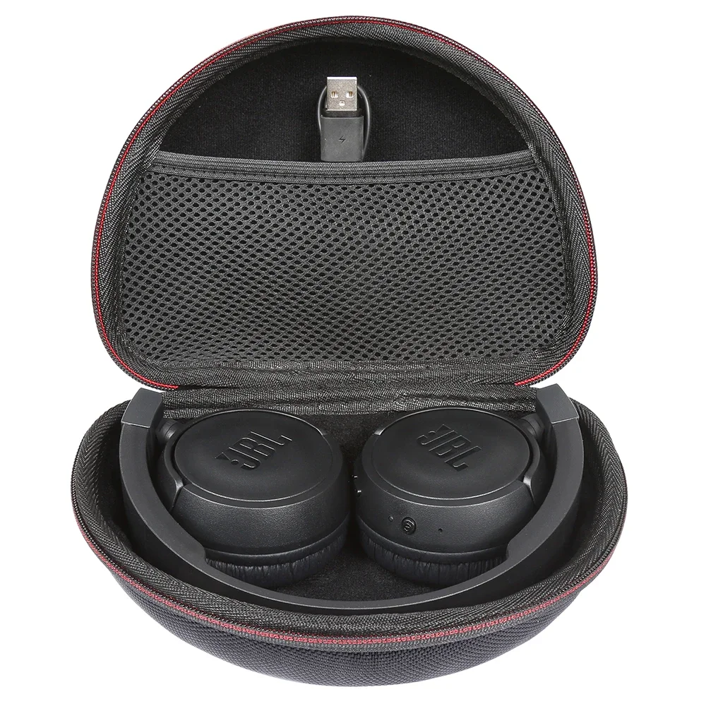 Caixa de Armazenamento para Fones de Ouvido sem Fio Transporte Portátil Preto Capa Dura Jbl Novo 2023 T450bt T460bt T510t560 - Image 4