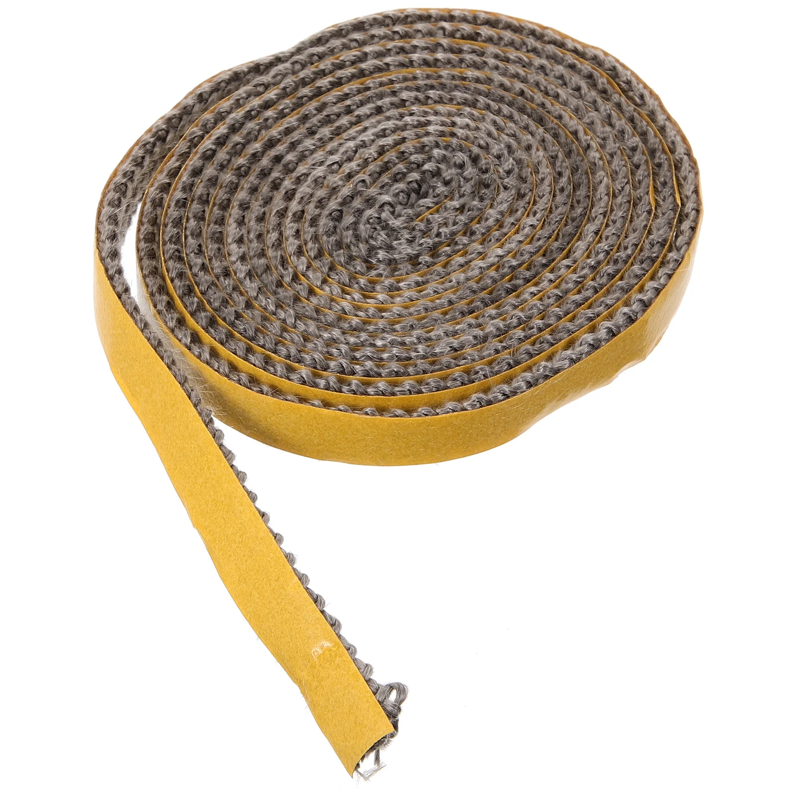 Kripyery Fireplace Tape Seal Rope Gasket - Self Adhesive High-Temperature Resistant Wood Stove Flat Tape