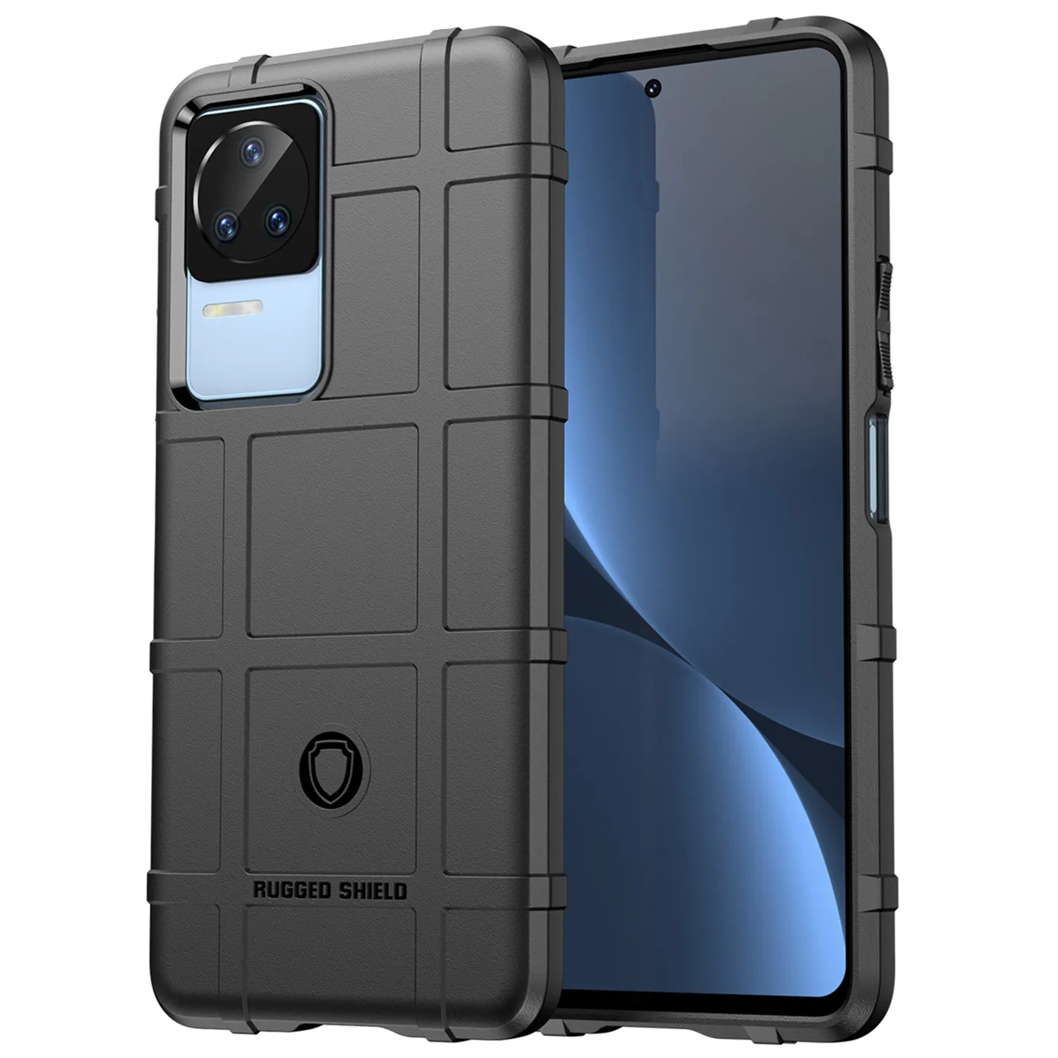 

Shield Shockproof Case for redmi k50 pro k50i k50 ultra Anti-Slip Grid Silicone Cover for Redmi K50pro Armor Rubber Back Cases