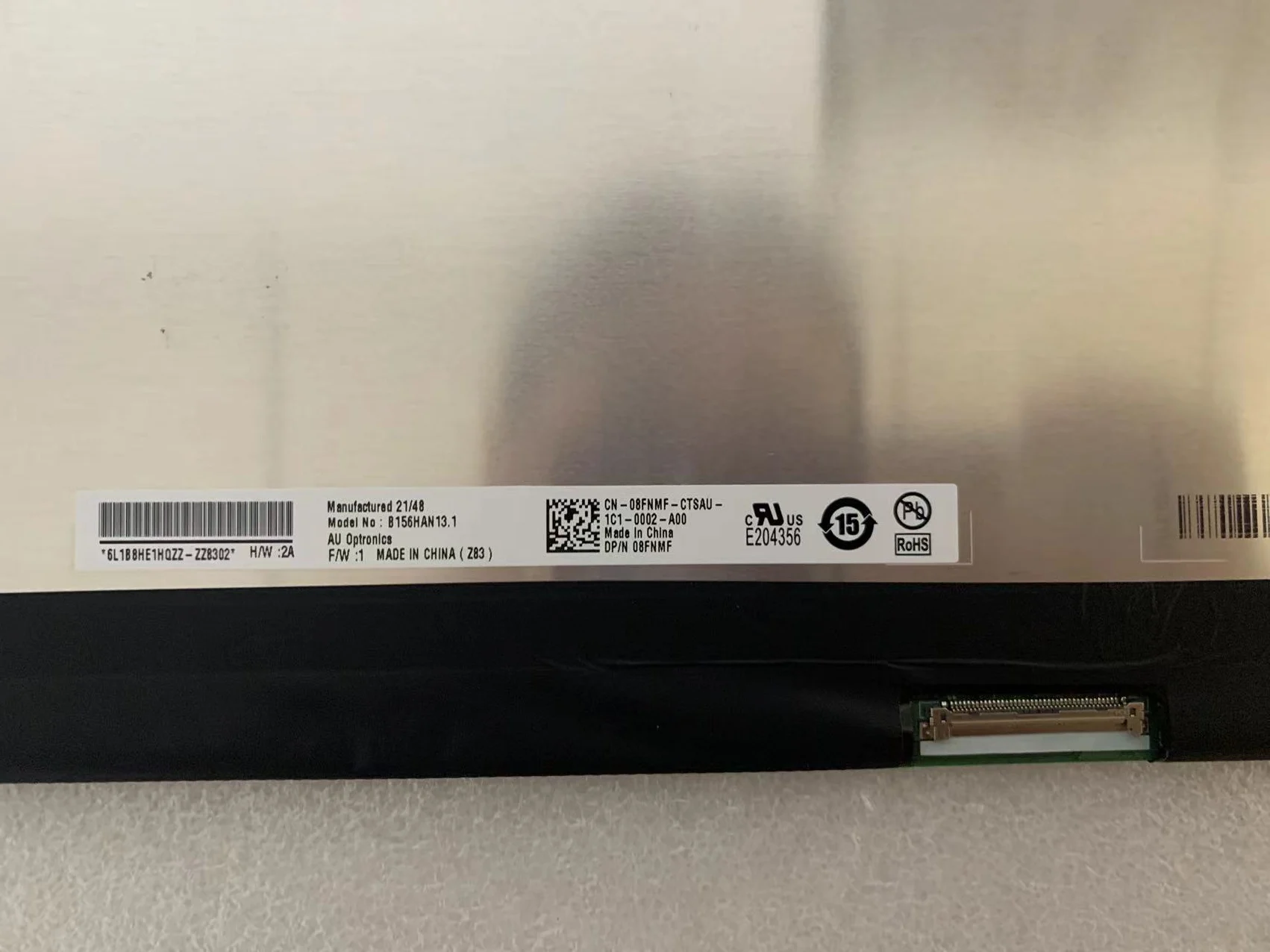 Laptop Gaming Lcd Display Led Screen Genuíno 156 120hz Matriz Slim Fhd 1920*1080 Edp Ips de 40 Pinos B156han13.1 - Imagem 6