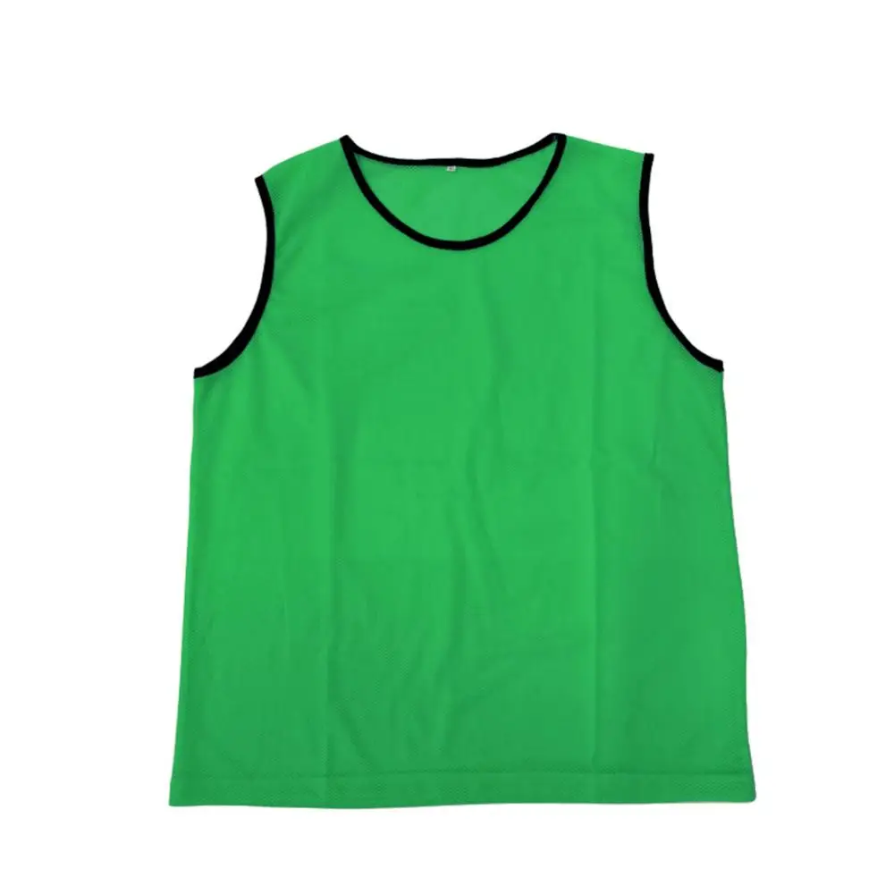 Unisex Kids Adult Outdoor Sport Football Training Match Mesh Sleeveless Vest Lightweight Breathable Soft Comfortable Top