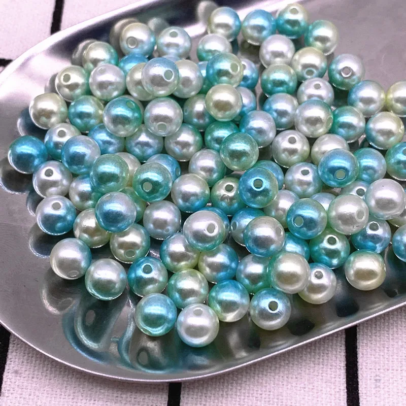 4/6/8/10mm Acrylic Round Pearl Beads Loose Beads for Jewelry Making DIY Handmade Clothing Accessories acrylic beads acrylic craft beads