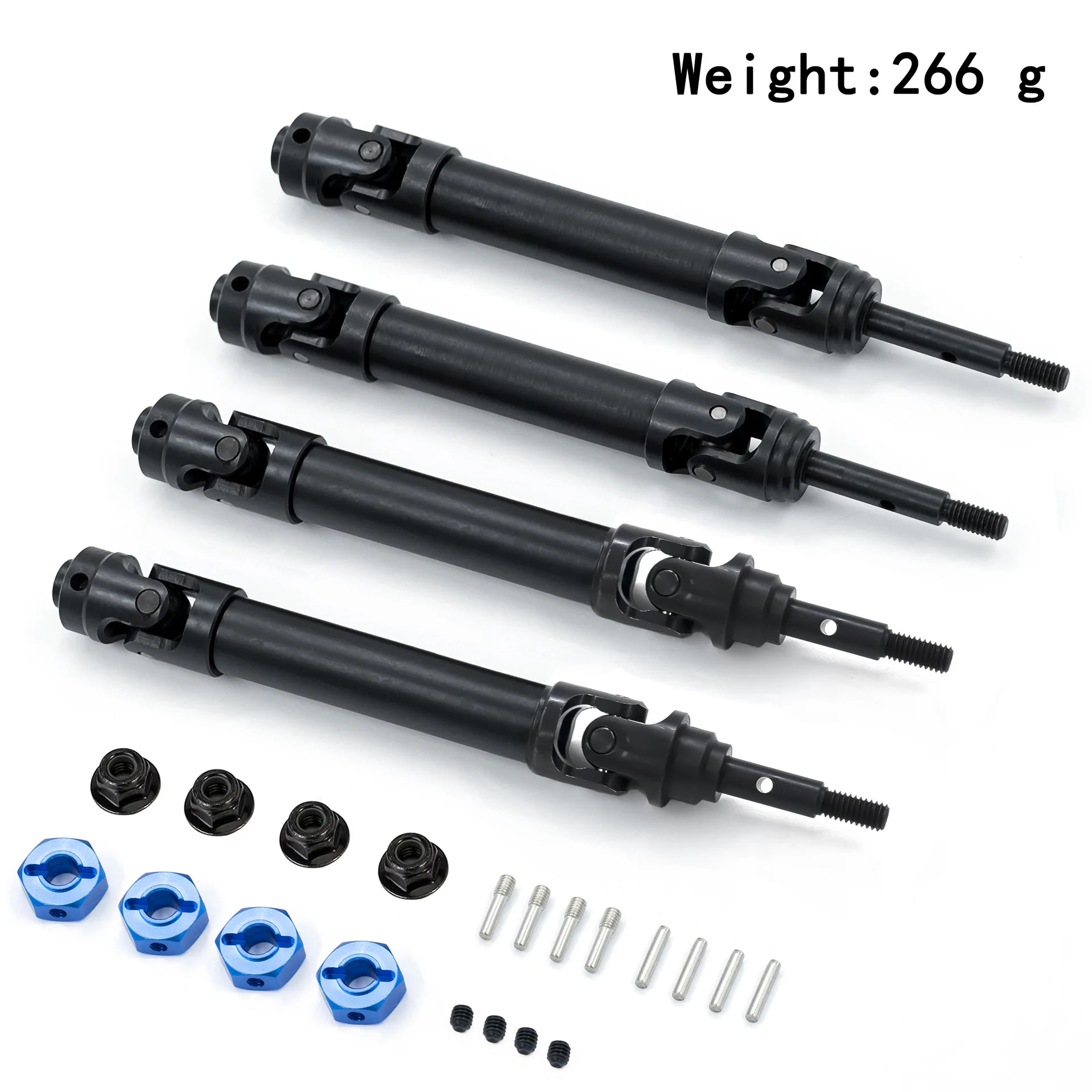 

Steel Front Rear Driveshafts for Traxxas 1/10 Slash 4x4 Rustler Stampede Slash 2WD
