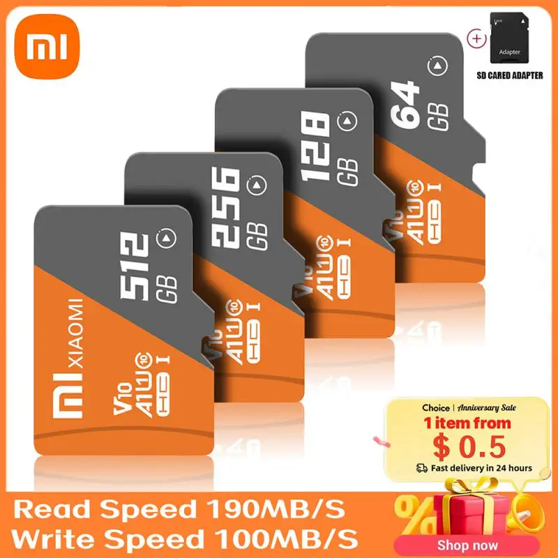 Xiaomi 1Tb Flash Sd/Tf Memory Card 1Tb 512Gb 256Gb Micro Tf Sd Memories 128Gb Mobile Storage Sd Card Per Giochi Nintendo Switch