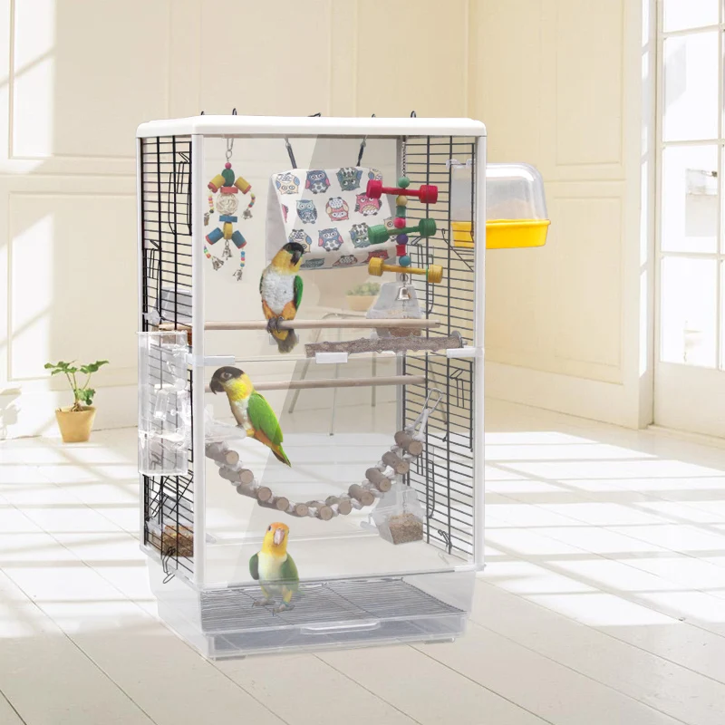 

Parrot Stand Bird Cages Garden Canary Budgie Large Pigeon Bird Cages Outdoor Feeder Gaiola Para Passarinhos Pet Products YY50BC