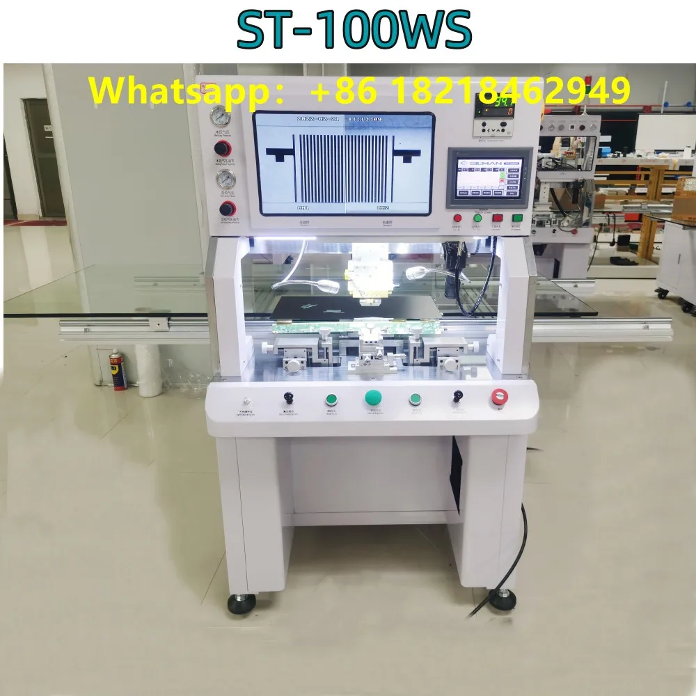 Sliman ST-100WS COF Bonding Machine Single Head Equipment For Repair LCD LED TV Laptop Display Hot Press TAB COG FPC Flex Cable 2