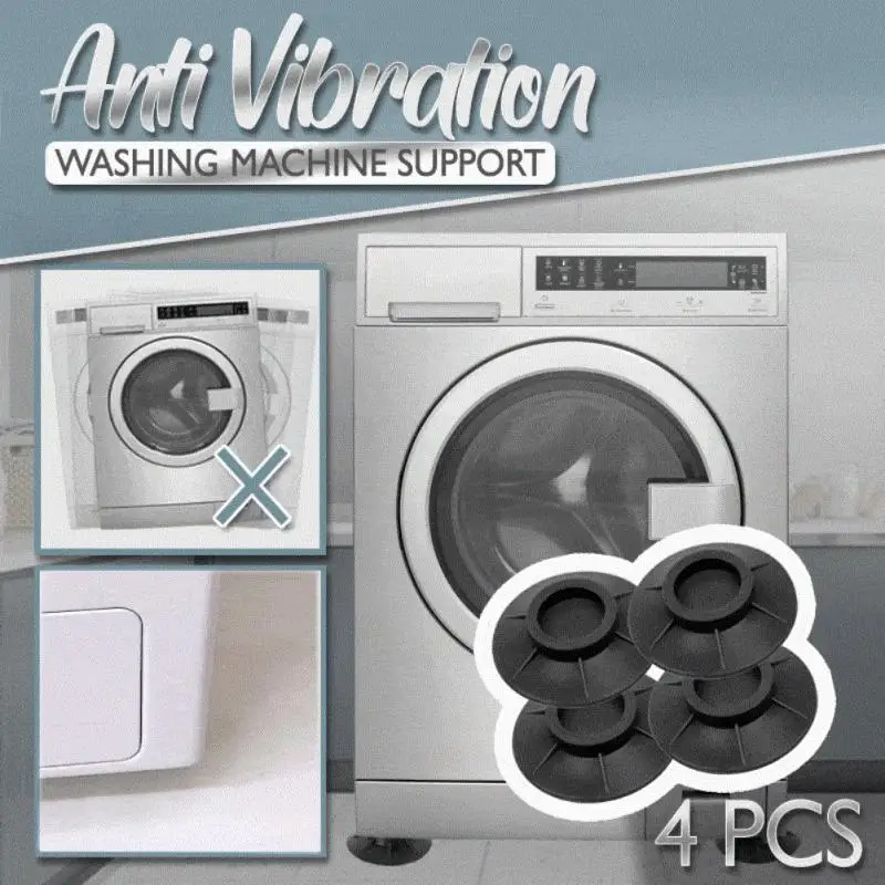 Coussin antichoc universel pour Machine à laver, 4 pièces, Support  antidérapant, résistant à l'humidité - AliExpress