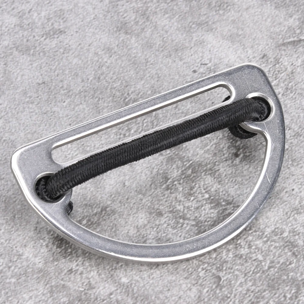 Premium 316 Stainless Steel D-Ring Belt Buckle & Webbing Strap Keeper