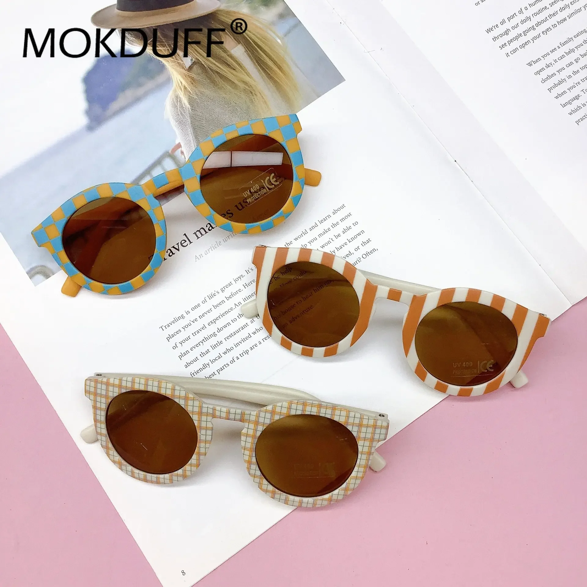New Kids Lattice Classic Outdoor Sun Protection Sunglasses Boys Girls Colors Protect Eyes Baby UV400 Sunglasses Children