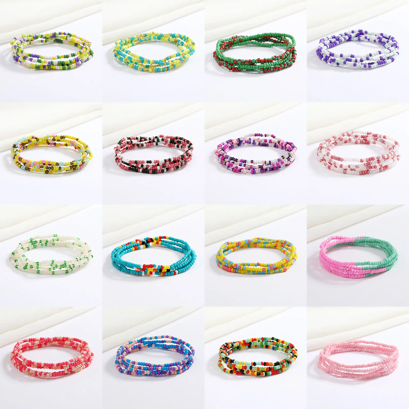 Colorful African Beads Waist Chains for Women Bohemian Sexy Belly