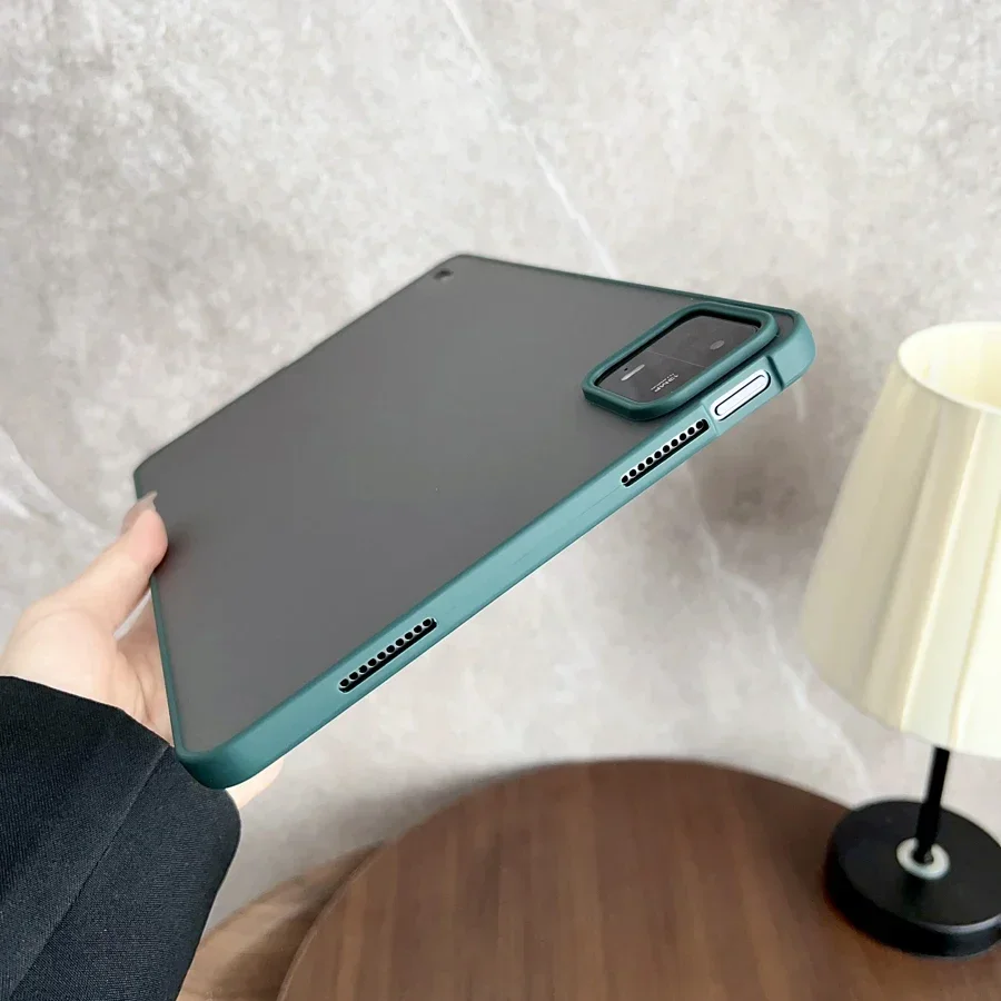 Matte Shockproof Silicone Tablet Case with Hard Back Cover