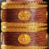 Tibetan Brown Resin Double Layer Jar Food Organizer Tantric Metals Handicraft Buddhist Storage Box Home Desktop Gift Decorative 4