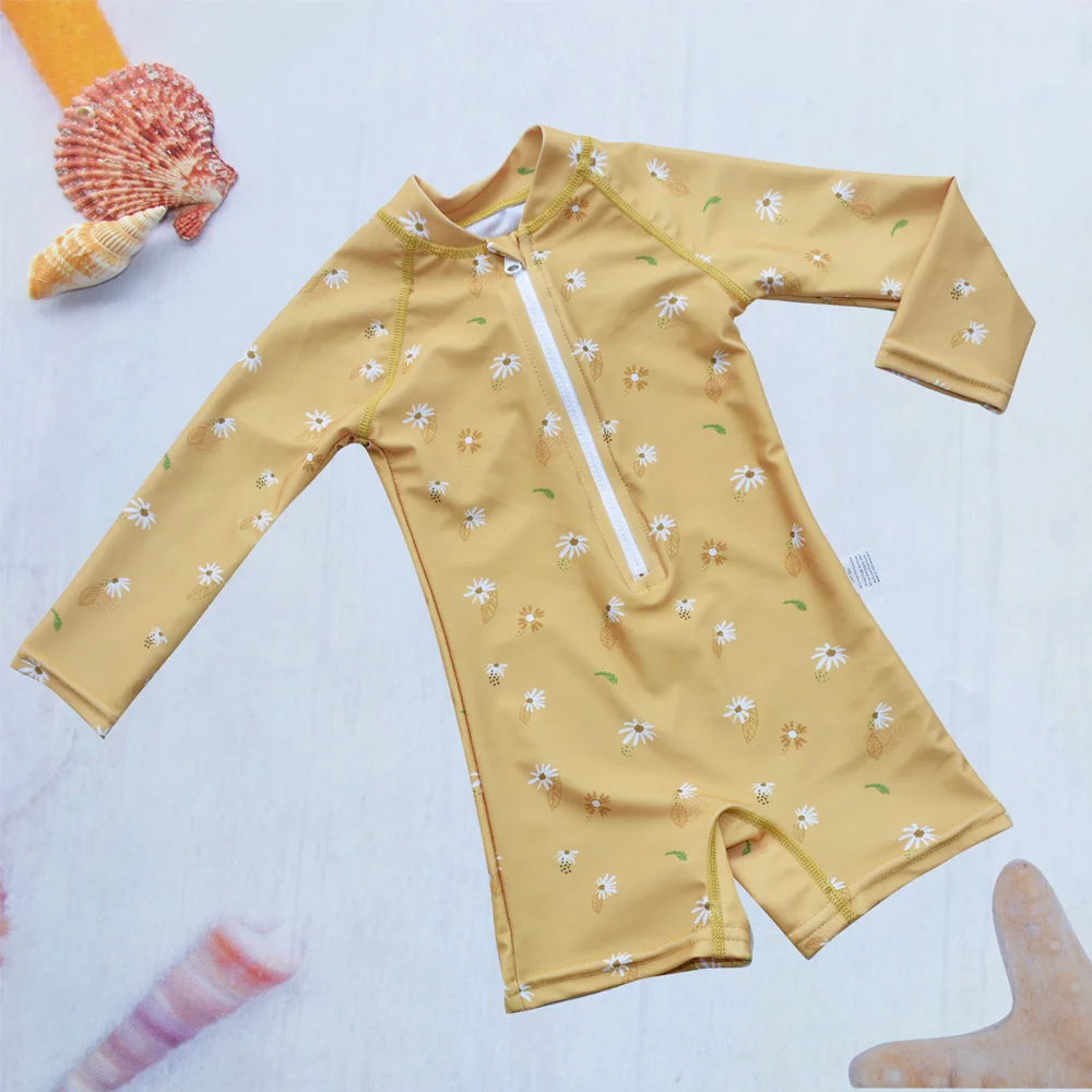 EezKoala Children's One Piece Swimsuit Sunscreen Quick-Dry Baby Surfing Suit for Boys Girls Swimwear Toddler Bathing  Swim Cloth 1