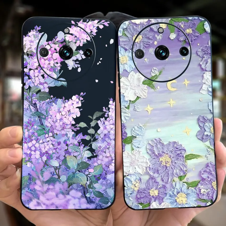 Fashion Moon Design Soft Silicon Protective Phone Case