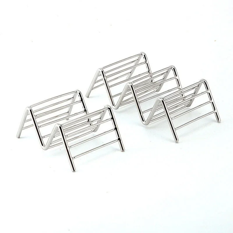 Taco Holder Taco Holder Stainless Steel Stand Mexican Food Rack Shells 1-4 Slots Kitchen Baking Tool Pie Tools Bakeware Kitchen Tools