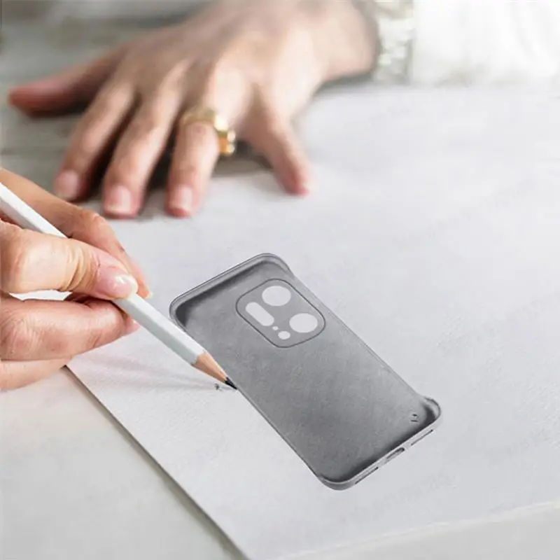 Ultra Slim Hard PC Frameless Phone Case - Borderless Matte Finish