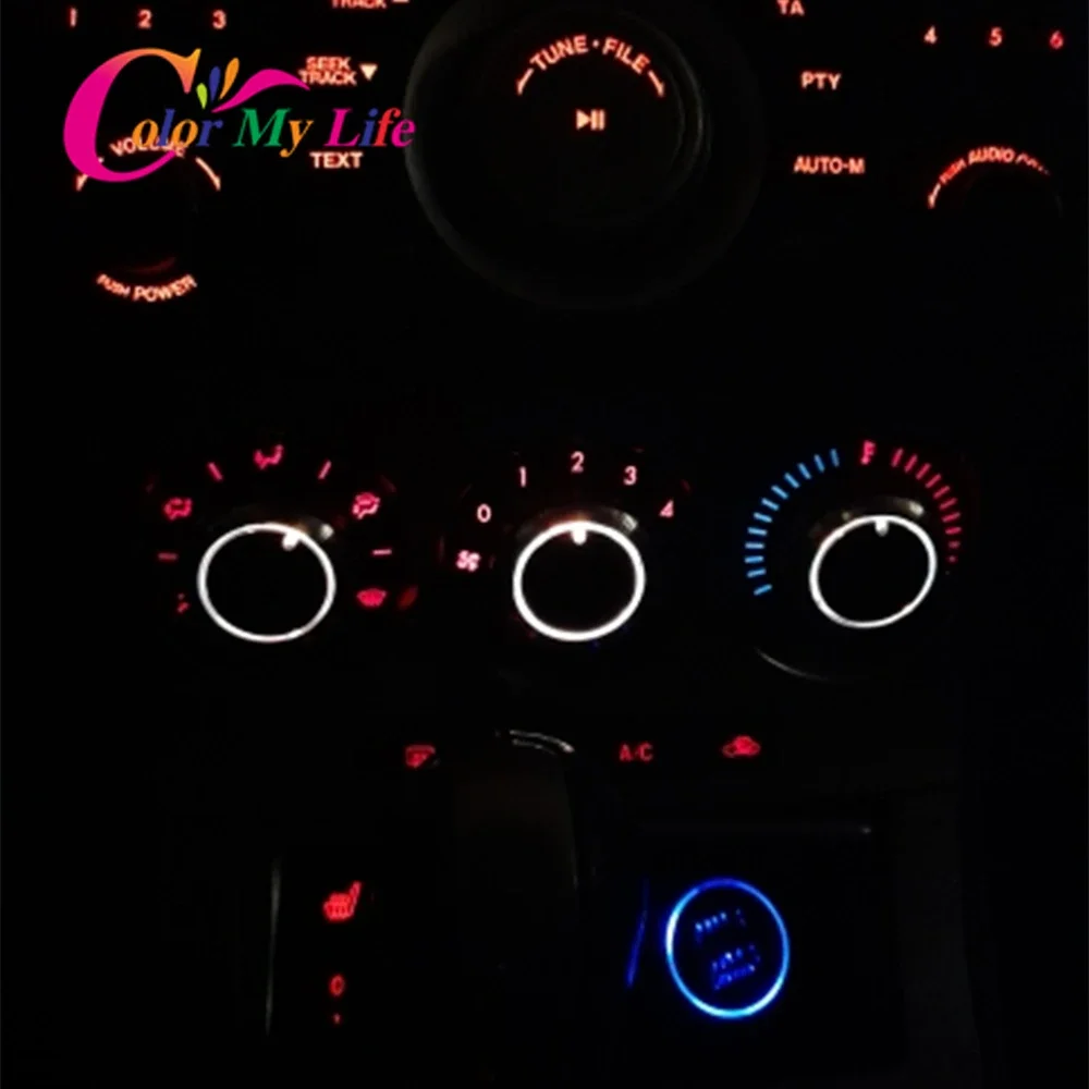 Car Styling Accessories 3Pcs Air Conditioning Knobs AC Knob Heat Control Switch Button For Mazda 3 BL 2010 2011 2012 2013 Car Accessories
