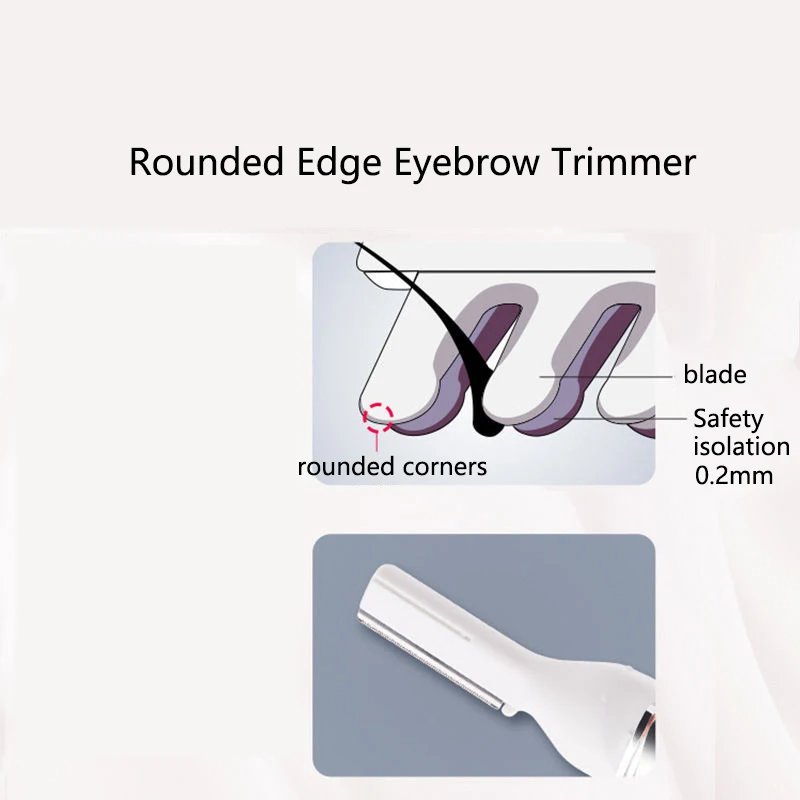 New Electric Eyebrow Trimmer Mini Shaver Hair Remover Facial Shaver Hair Remover Facial And Neck Blur Lips Body Arms And Legs
