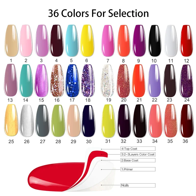 Professional Nail Set UV Nail Lamp With Nail Gel Polish Kit And Electric Nail drill Full Manicure Tools Sets For Salon and Home 6