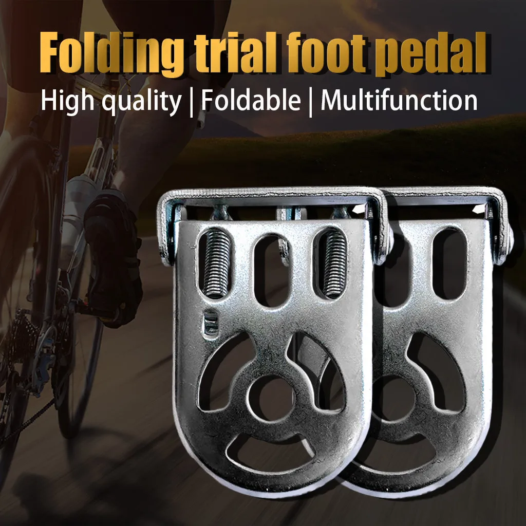 

BMX Cruiser Foldable Bicycle Pedals Child Rear Pedal Thickened Foot Guards Mountain Bike Pedal Foot Protection Bike Accessories