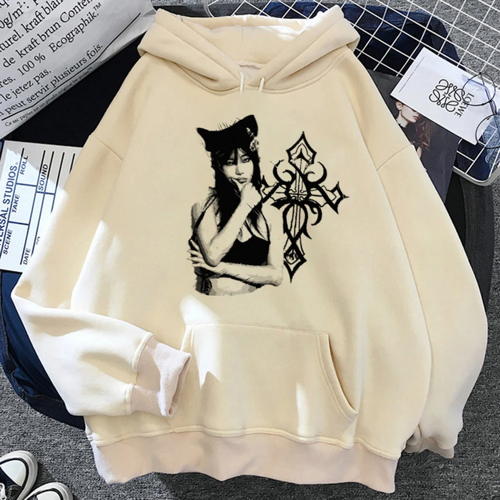 

Y2k Tops hoodies women graphic funny pulls sweater female Winter clothing