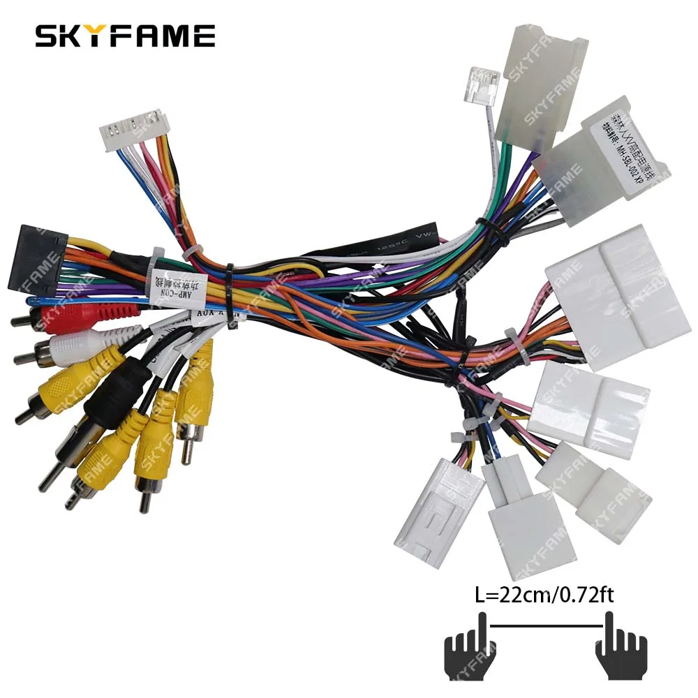 Car Wiring Harness Adapter Canbus Box Decoder Android Power Cable For Subaru Forester XV WRX Levorg Outback car wire cable adapter