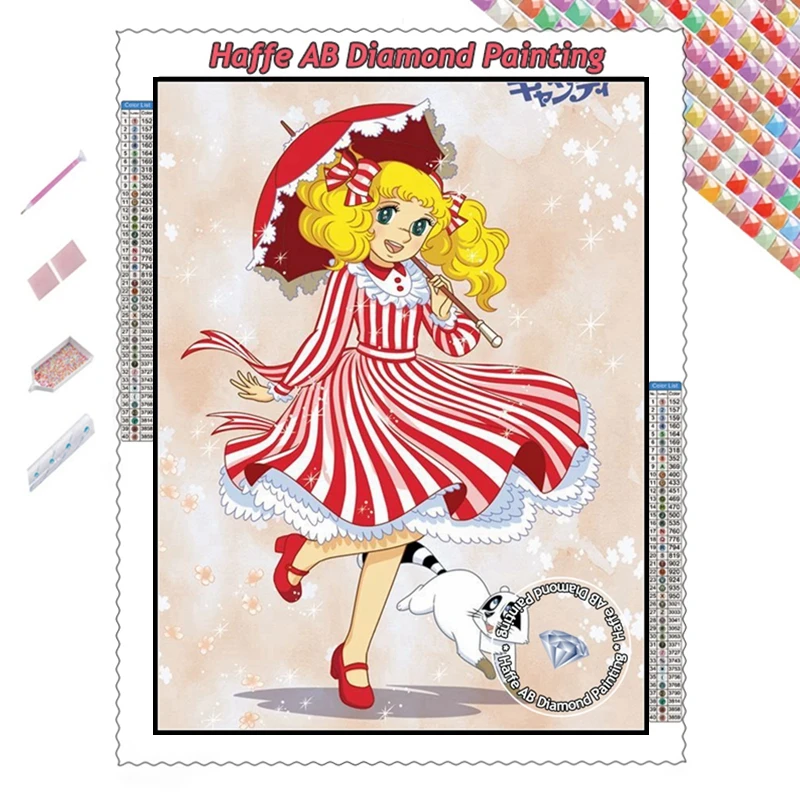 Japanese Anime Candy Candy 5d Diamond Painting AB Drill