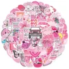 50/100PCS Pink VSCO Cute Girl Stickers Aesthetic Skateboard Laptop Guitar Graffiti Luggage Sticker Waterproof Decal Toys 2