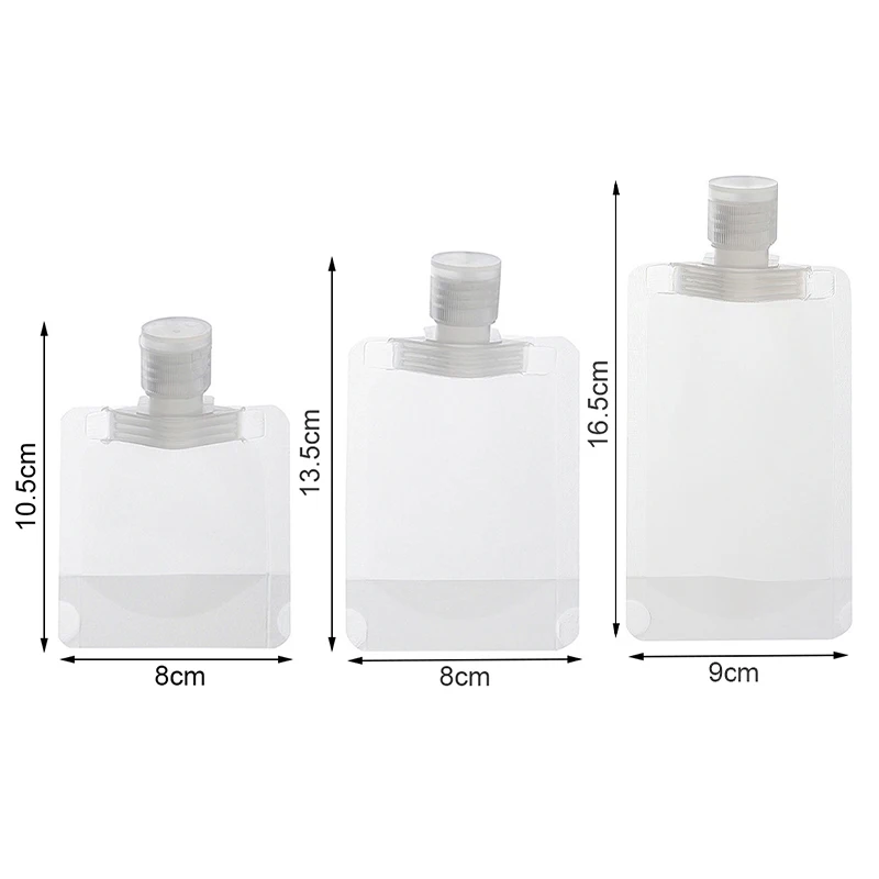 Lotion Dispenser Bag Cosmetic Packaging Storage Container Leakproof  Refillable Travel Pouches For Shampoo Liquid Squeeze Contain - AliExpress