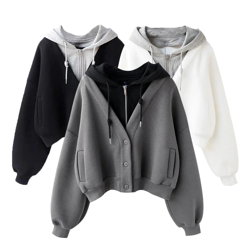 

15-18 Years Old Teenage Girls Clothing Coats Jackets Hooded Windbreaker with Pocket Girl Zipper Outerwear Teens Children Clothes