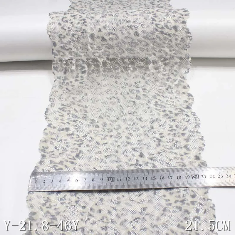 

50 ярдов, сексуальный леопардовый дизайн, искусственная отделка, стрейчевая ткань для женского бюстгальтера