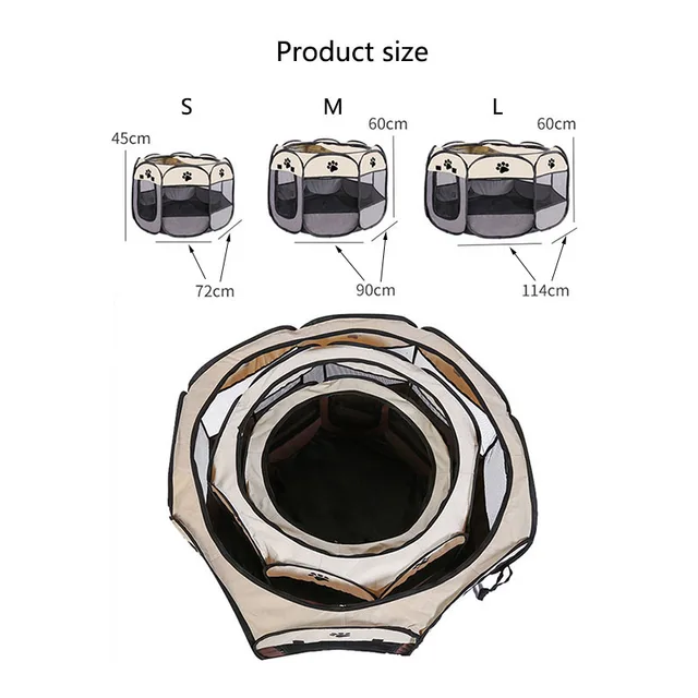 Foldable Pet Playpen Tent 6
