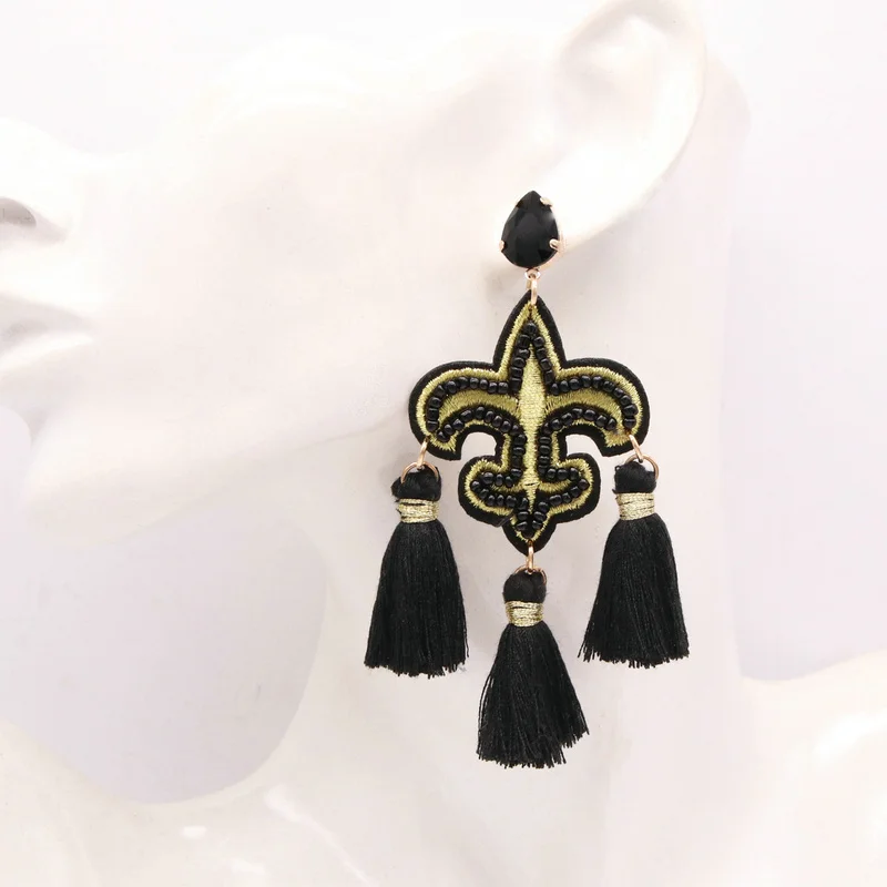 

Bohemian Pendan Earrings For Women Long Drop Earrings Flowers Tassel Earrings Women's Fashion Statement Jewelry Accessories