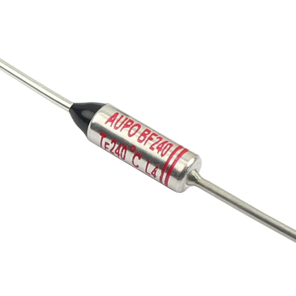 Microtemp ® G4a/E4A シリーズ熱リンク、温度ヒューズ、 250 VAC 10 A 、 120 VAC 15 A 、 UL および  VDE 認証、 Therm-O-Disc - 中国 Microtemp ® 熱ヒューズ、 Therm-O-Disc 熱遮断、熱電対リンク、  Sensitence Thermal Limiter G4a51 、 Therm-O-Disc 10 個の温度ヒューズ E4A00 152C 152 ℃ TF カットオフ 250V 10A アキシャルリードリンク