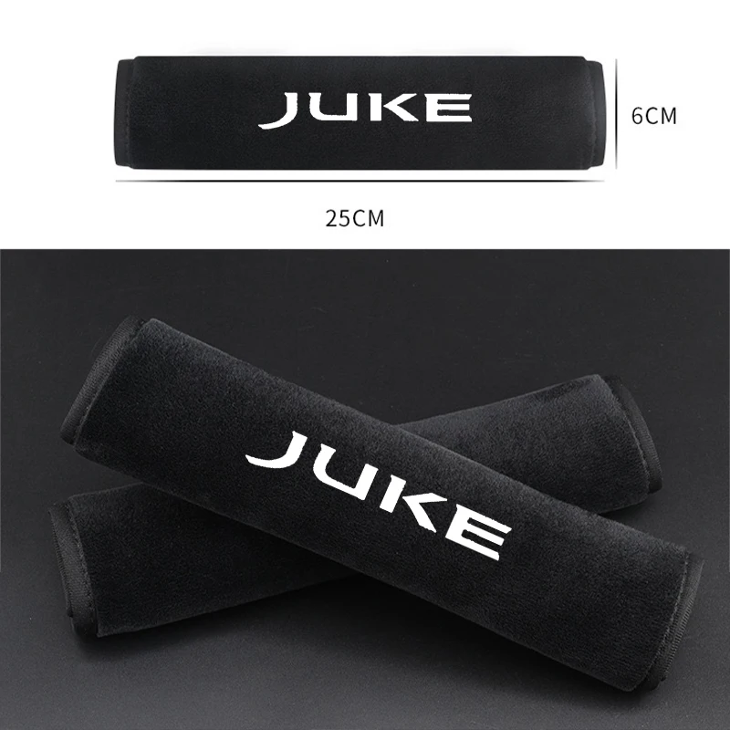 2개 부드럽고 편안한 자동차 안전벨트 쿠션 자동차 어깨 패드 안전벨트 닛산 주크 F15 F16 2010-2014 2015-2021용