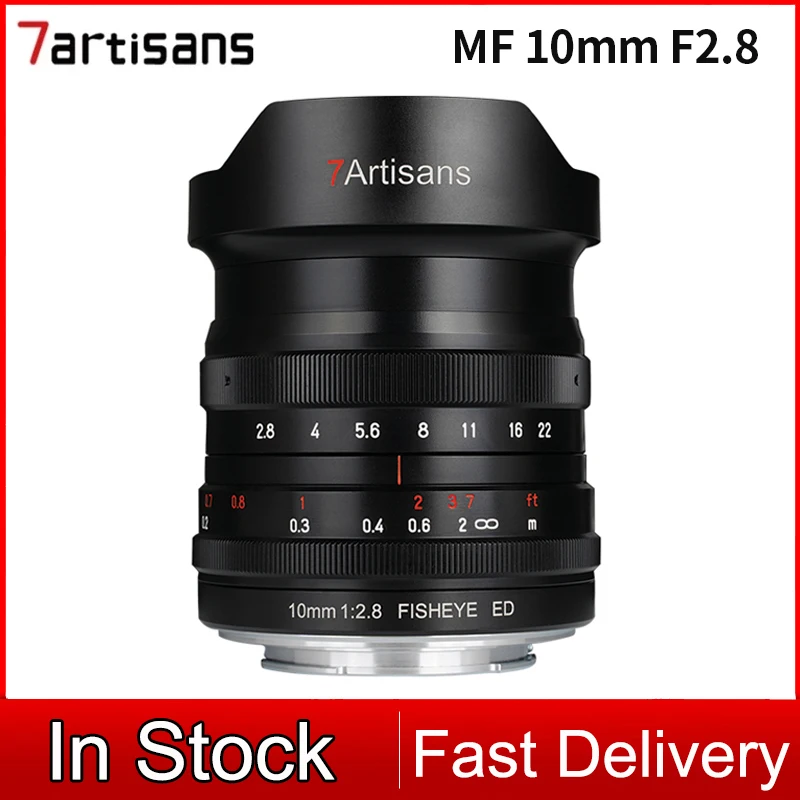 7 Artigiani 10Mm F2.8 Obiettivo Fisheye Grandangolare Full Frame Per Sony E Fx3 Canon Rf Nikon Z Leica L Sigma L Panasonic L