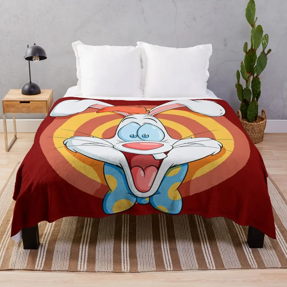 Roger Rabbit Throw Coperta Flanella Tessuto Thins Extra Large Throw Divani Coperte