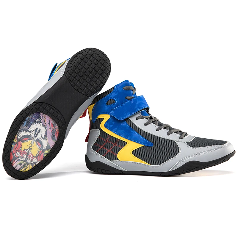 

Men's and Women's Professional Wrestling Shoes Mesh Breathable Boxing Shoes Men's Professional Training Boxing Sports Shoes
