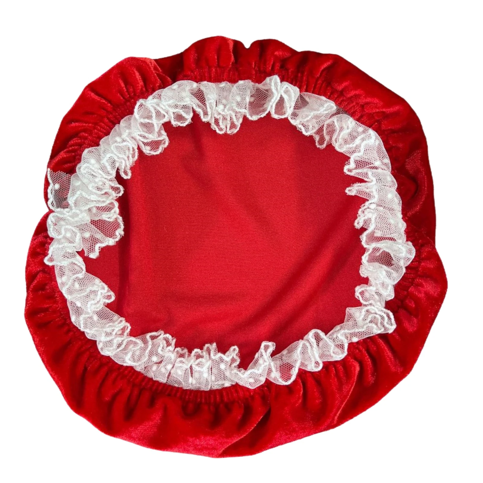 Robe Mère Noël Vintage Manches Longues avec Bonnet – photo 14