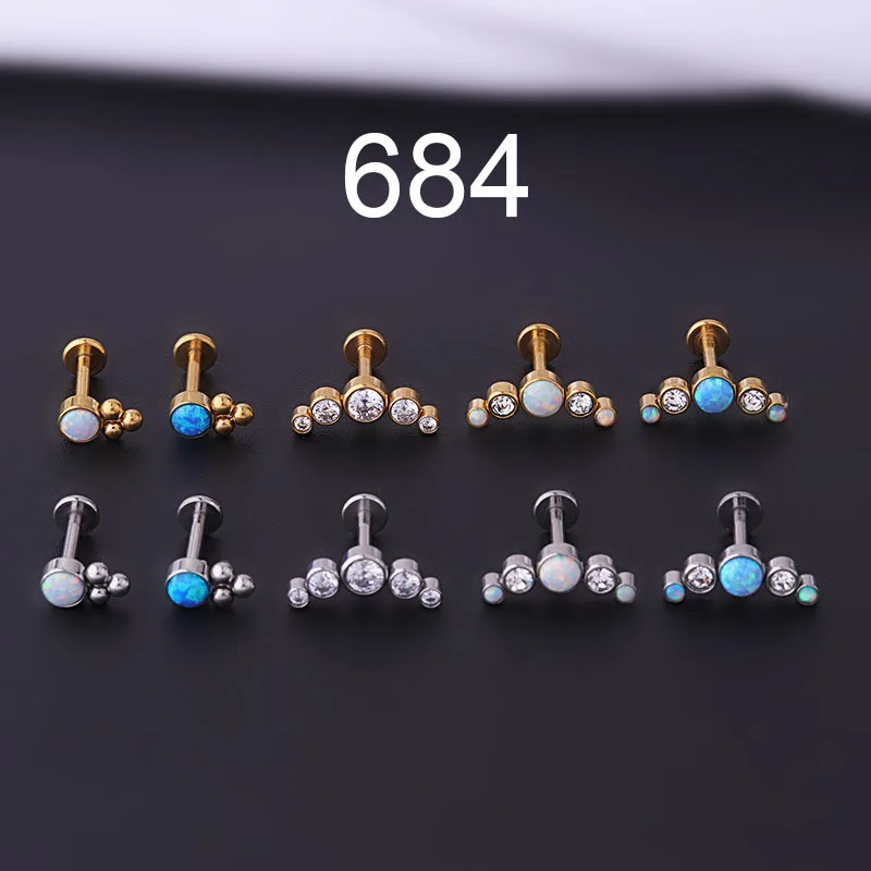 Espiga De Titanio Tragus Joyería Del Cuerpo - EBay