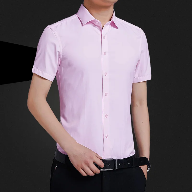 Men's Summer Waterproof Shirt Anti-fouling Breathable Quick-drying Short Sleeve
