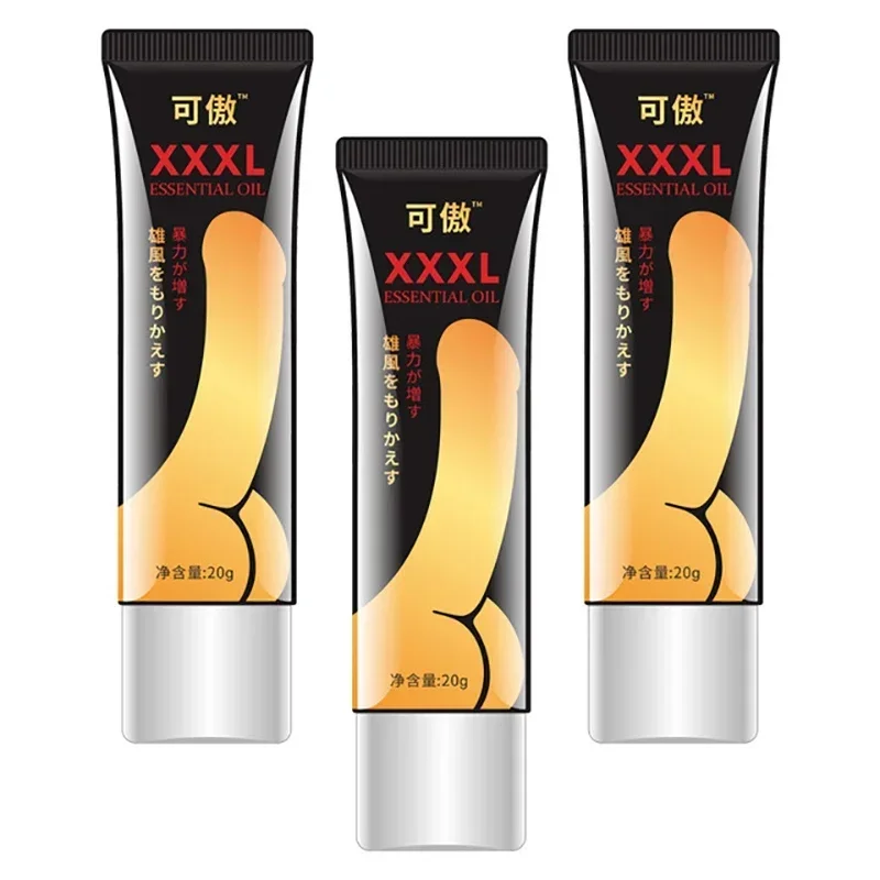 

3pcs Strong Man XXL Big Dick Penis Enlargement Cream Male Penis Extender Erection Enhancer Increase Penis Growth Ointment Sex