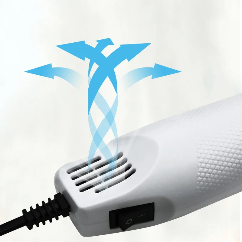 220V EU Standard DIY Hot Air Gun Mobile Phone Repair Tool Hair Dryer Welding Support Seat Shrink Plastic Air Heat Gun 300W 5