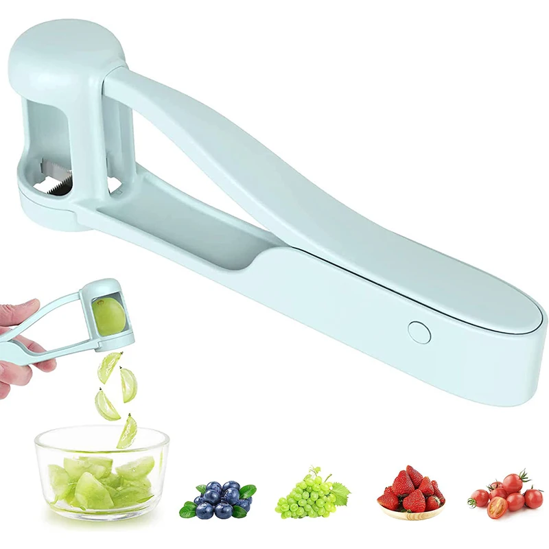 

Grape Cutter for Toddlers, Grape Slicer for Baby, Grape Cherry Tomato Strawberry Cutter Quarter Slicer tool For Vegetable Fruit